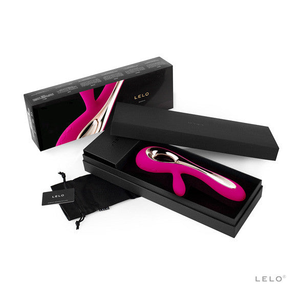 LELO - Soraya Rabbit Vibrator (Cerise) -  Rabbit Dildo (Vibration) Rechargeable  Durio.sg