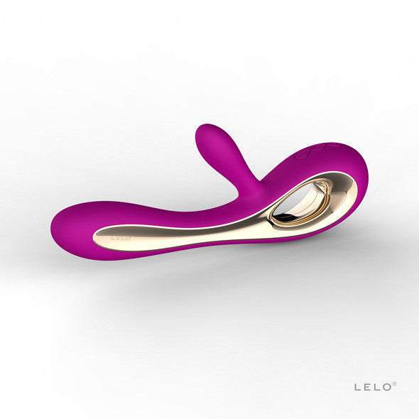 LELO - Soraya Rabbit Vibrator (Deep Rose) -  Rabbit Dildo (Vibration) Rechargeable  Durio.sg