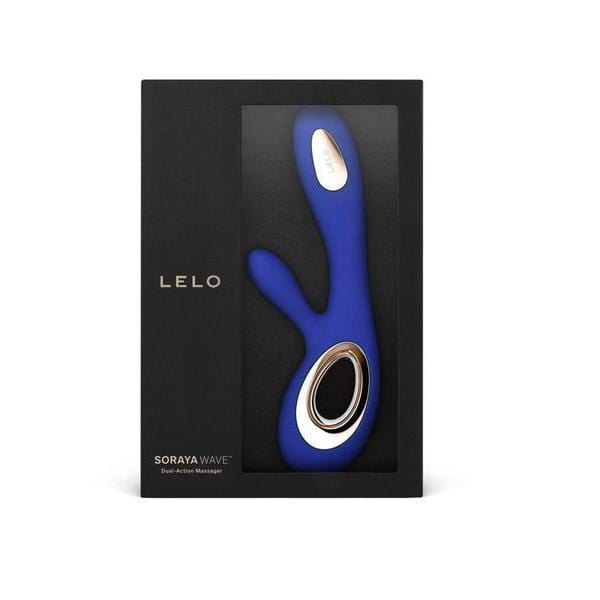 LELO - Soraya Wave Rabbit Vibrator (Blue) -  Rabbit Dildo (Vibration) Rechargeable  Durio.sg