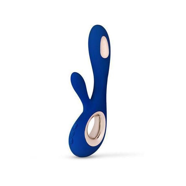 LELO - Soraya Wave Rabbit Vibrator (Blue) -  Rabbit Dildo (Vibration) Rechargeable  Durio.sg