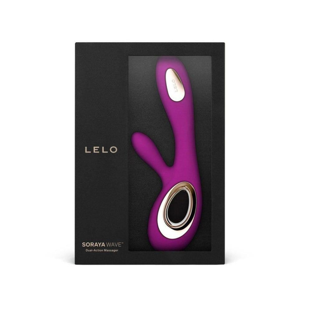 LELO - Soraya Wave Rabbit Vibrator (Pink) -  Rabbit Dildo (Vibration) Rechargeable  Durio.sg