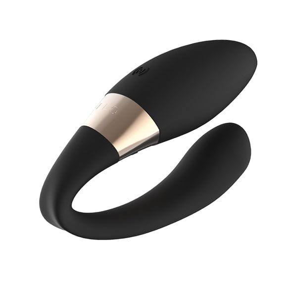 LELO - Tiani Duo Couple's Massager Vibrator (Black) -  Remote Control Couple's Massager (Vibration) Rechargeable  Durio.sg