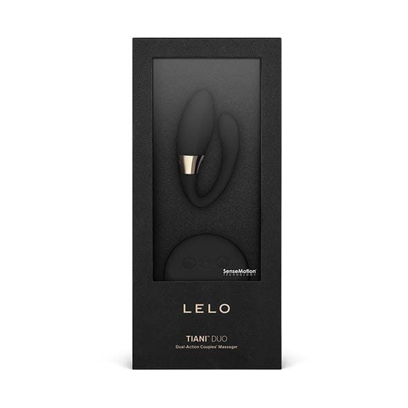 LELO - Tiani Duo Couple's Massager Vibrator (Black) -  Remote Control Couple's Massager (Vibration) Rechargeable  Durio.sg
