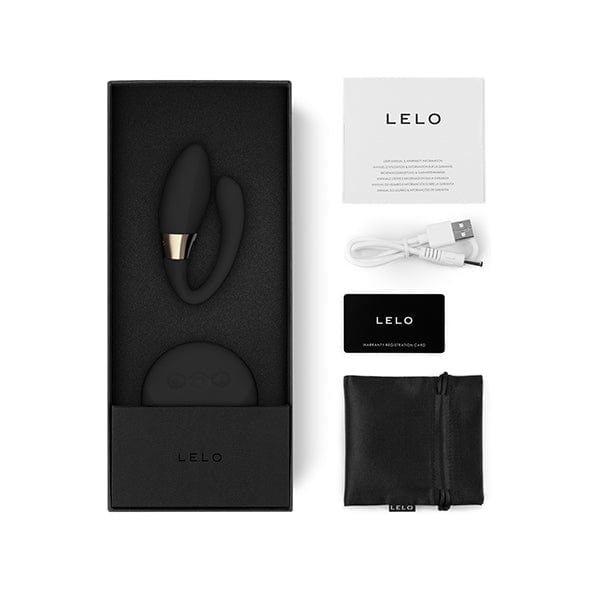 LELO - Tiani Duo Couple's Massager Vibrator (Black) -  Remote Control Couple's Massager (Vibration) Rechargeable  Durio.sg