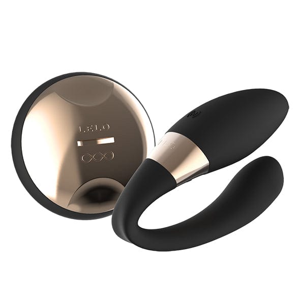 LELO - Tiani Duo Couple's Massager Vibrator (Black) -  Remote Control Couple's Massager (Vibration) Rechargeable  Durio.sg