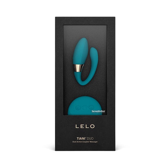 LELO - Tiani Duo Couple's Massager Vibrator (Ocean Blue) -  Remote Control Couple's Massager (Vibration) Rechargeable  Durio.sg