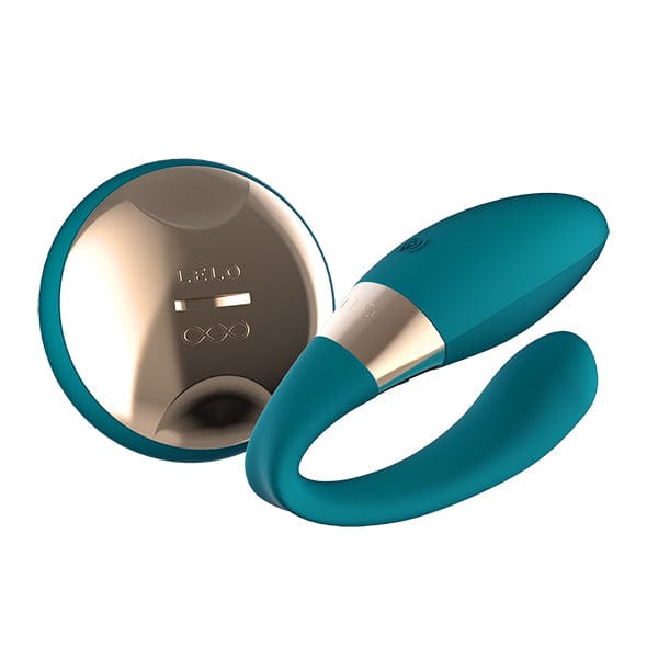 LELO - Tiani Duo Couple's Massager Vibrator (Ocean Blue) -  Remote Control Couple's Massager (Vibration) Rechargeable  Durio.sg