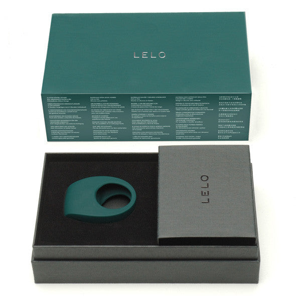 LELO - Tor 2 Vibrating Cock Ring (Green) -  Silicone Cock Ring (Vibration) Rechargeable  Durio.sg
