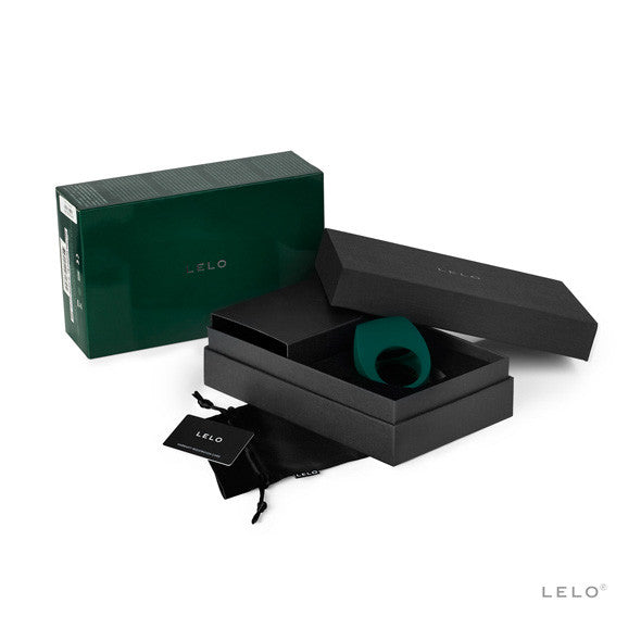 LELO - Tor 2 Vibrating Cock Ring (Green) -  Silicone Cock Ring (Vibration) Rechargeable  Durio.sg