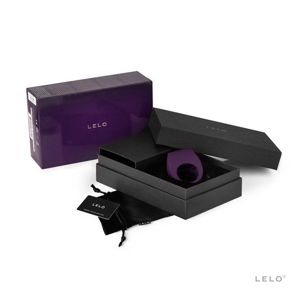 LELO - Tor 2 Vibrating Cock Ring (Purple) -  Silicone Cock Ring (Vibration) Rechargeable  Durio.sg