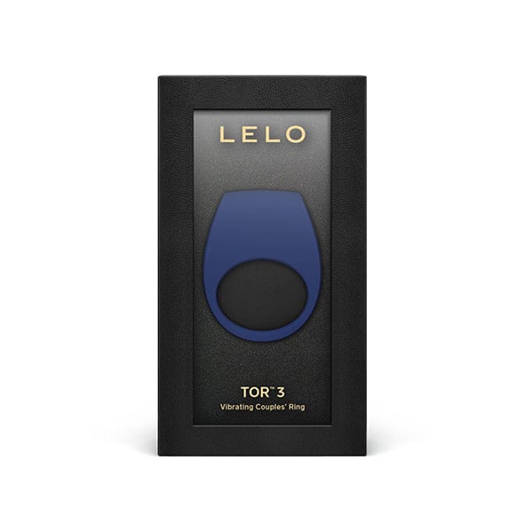 LELO - Tor 3 Vibrating Couple's Cock Ring - Blue Silicone Cock Ring (Vibration) Rechargeable 7350075028939 Durio.sg
