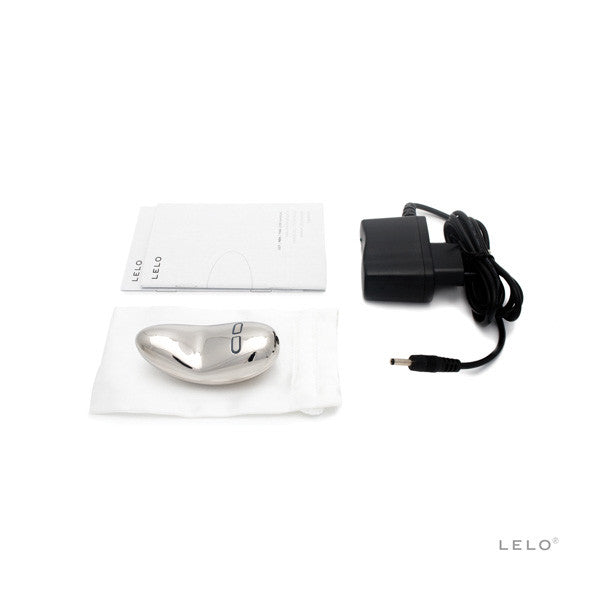 LELO - Yva Vibrating Clit Massager (Silver) -  Clit Massager (Vibration) Rechargeable  Durio.sg