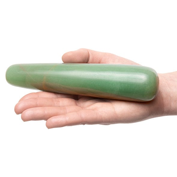 La Gemmes - Wand Jade Gemstone Dildo (Green) -  G Spot Dildo (Non Vibration)  Durio.sg