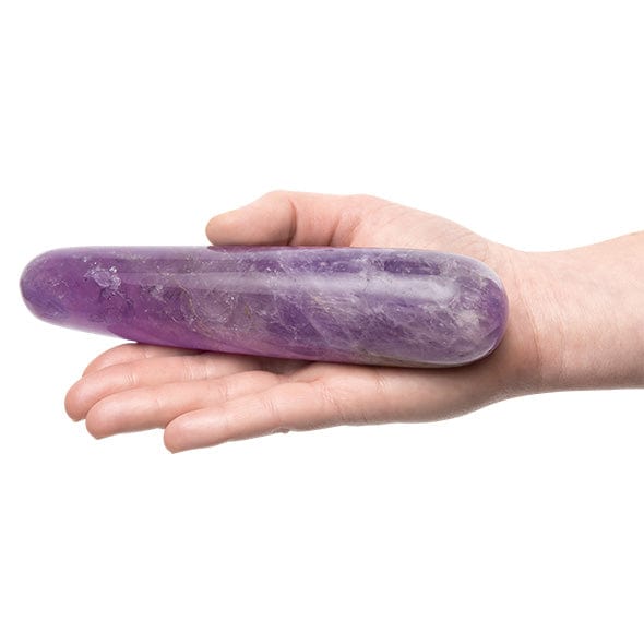 La Gemmes - Wand Pure Amethyst Gemstone Dildo (Purple) -  G Spot Dildo (Non Vibration)  Durio.sg