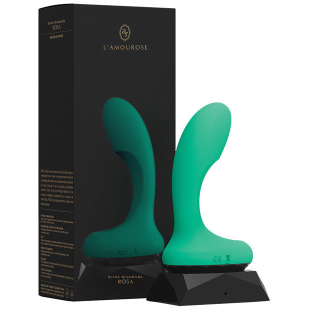 Lamourose - Rosa Vibrator (Emerald) -  G Spot Dildo (Vibration) Rechargeable  Durio.sg