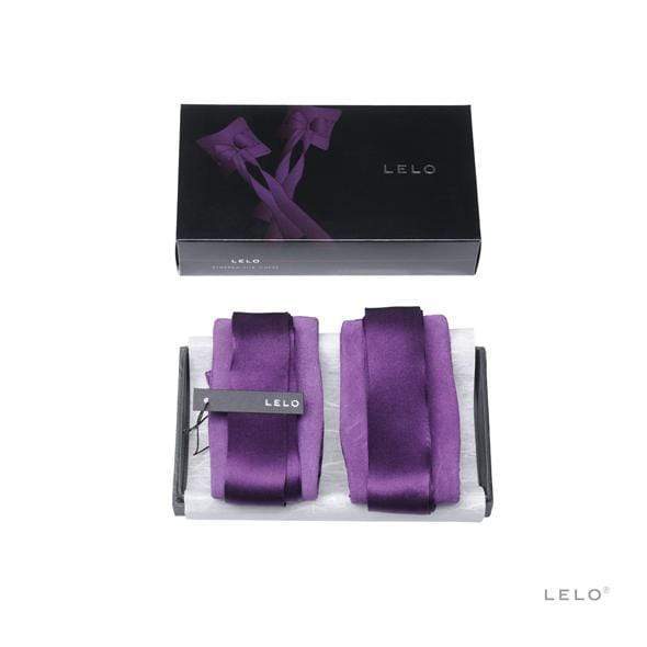 Lelo - Etherea Silk Cuffs (Purple) -  Hand/Leg Cuffs  Durio.sg