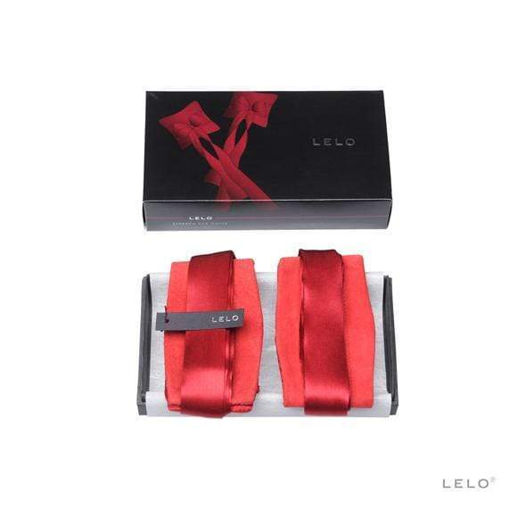 Lelo - Etherea Silk Cuffs (Red) -  Hand/Leg Cuffs  Durio.sg