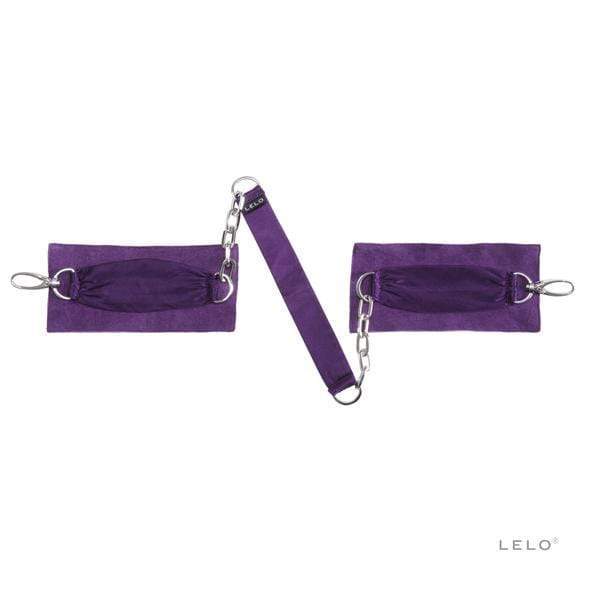 Lelo - Sutra Chainlink Cuffs (Purple) -  Hand/Leg Cuffs  Durio.sg