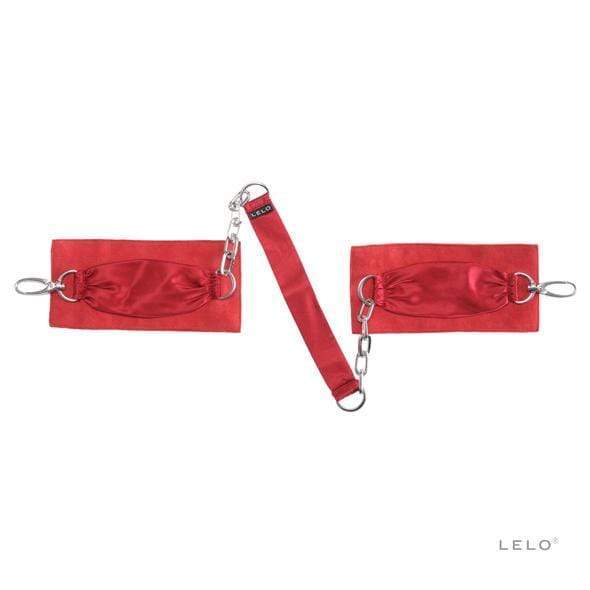 Lelo - Sutra Chainlink Cuffs (Red) -  Hand/Leg Cuffs  Durio.sg