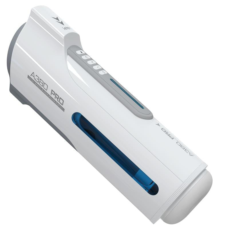 Leten - A380 Pro High Speed Super Power Piston Masturbator New Version (White/Blue) -  Masturbator Soft Stroker (Vibration) Rechargeable  Durio.sg