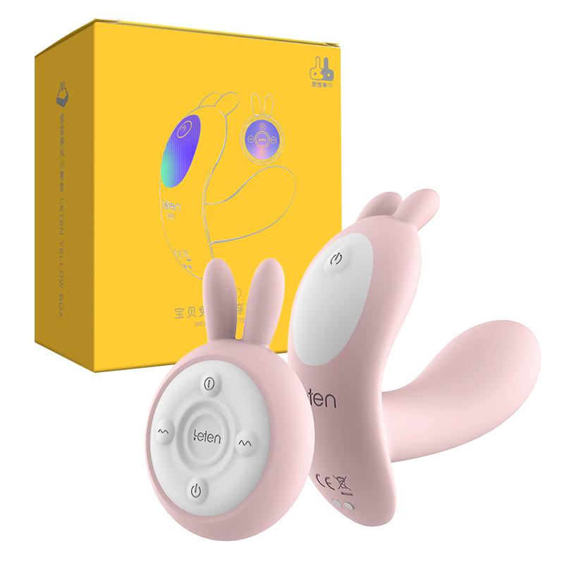 Leten - Q Cute Rabbit Remote Control Wearable Vibrator (Pink) -  Remote Control Dildo w/o Suction Cup (Vibration) Rechargeable  Durio.sg