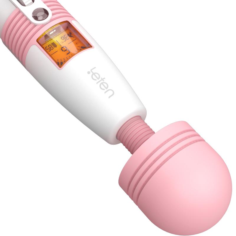 Leten - Young Version Lightning Heating AV Wand Massager (White) -  Wand Massagers (Vibration) Rechargeable  Durio.sg