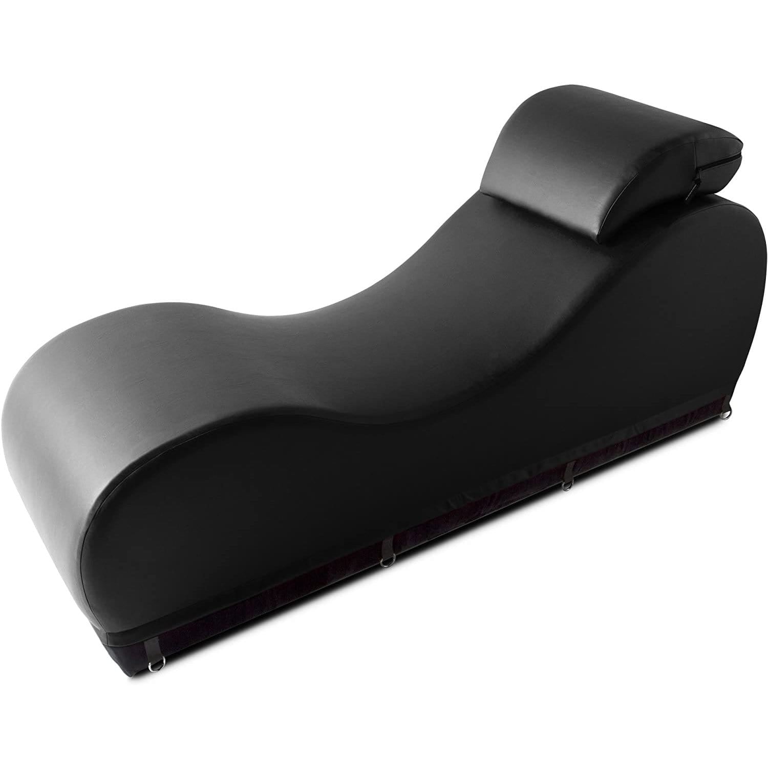 Liberator - Black Label Esse Chaise Faux Leather Claret Sex Furniture (Black) -  Sex Furnitures  Durio.sg