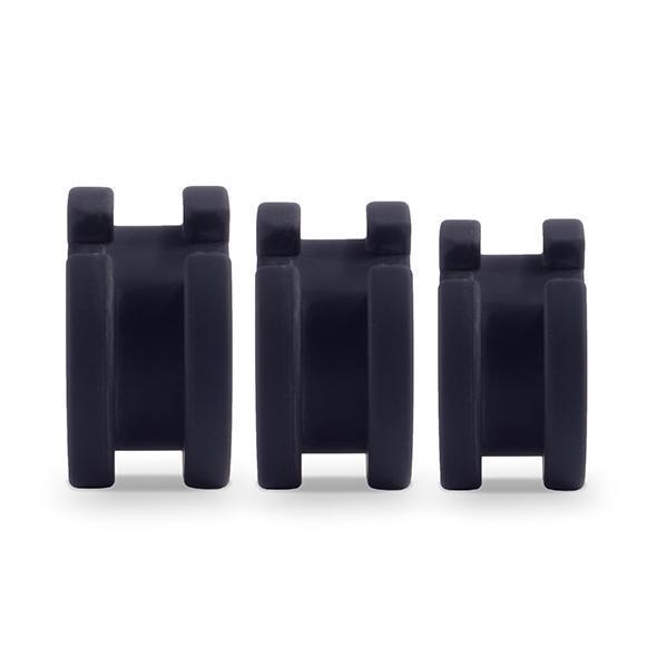 Lock A Willy - Cock Cage and Lock Set (Black) -  Silicone Cock Cage (Non Vibration)  Durio.sg