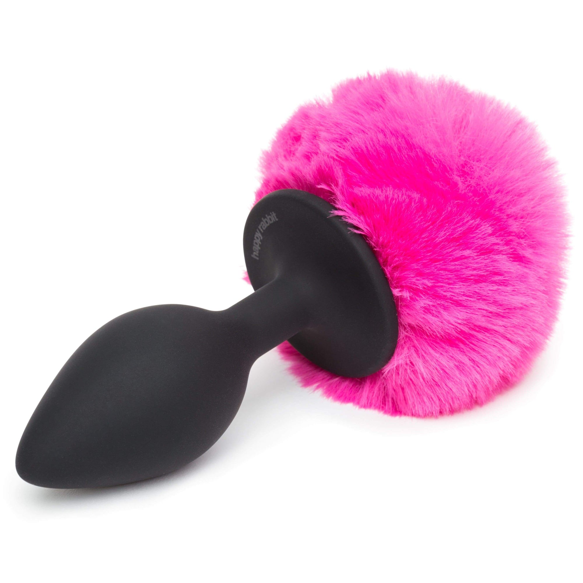 Love Honey - Happy Rabbit Bunny Tail Butt Plug Medium (Pink) -  Anal Plug (Non Vibration)  Durio.sg