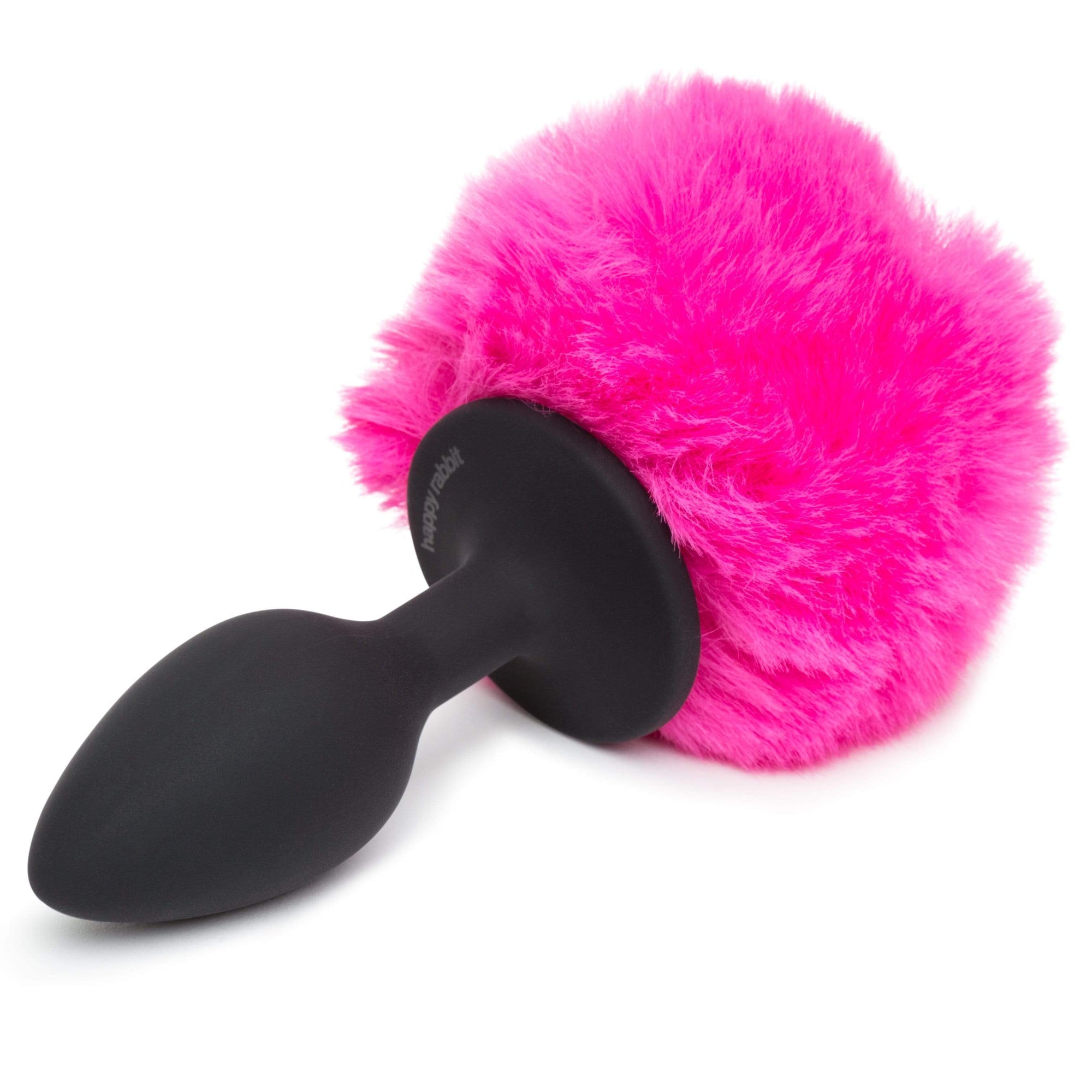 Love Honey - Happy Rabbit Bunny Tail Butt Plug Small (Pink) -  Anal Plug (Non Vibration)  Durio.sg