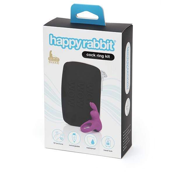 Love Honey - Happy Rabbit Cock Ring Kit 2 Pieces (Multi Colour) -  Silicone Cock Ring (Vibration) Rechargeable  Durio.sg