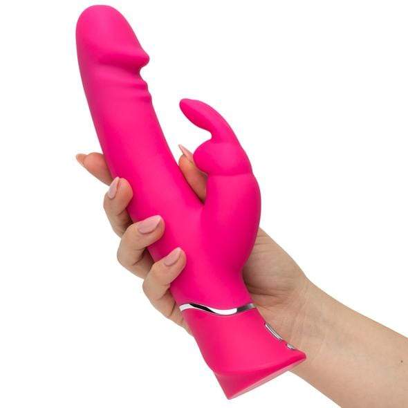Love Honey - Happy Rabbit Realistic Dual Density Rabbit Vibrator (Pink) -  Rabbit Dildo (Vibration) Rechargeable  Durio.sg