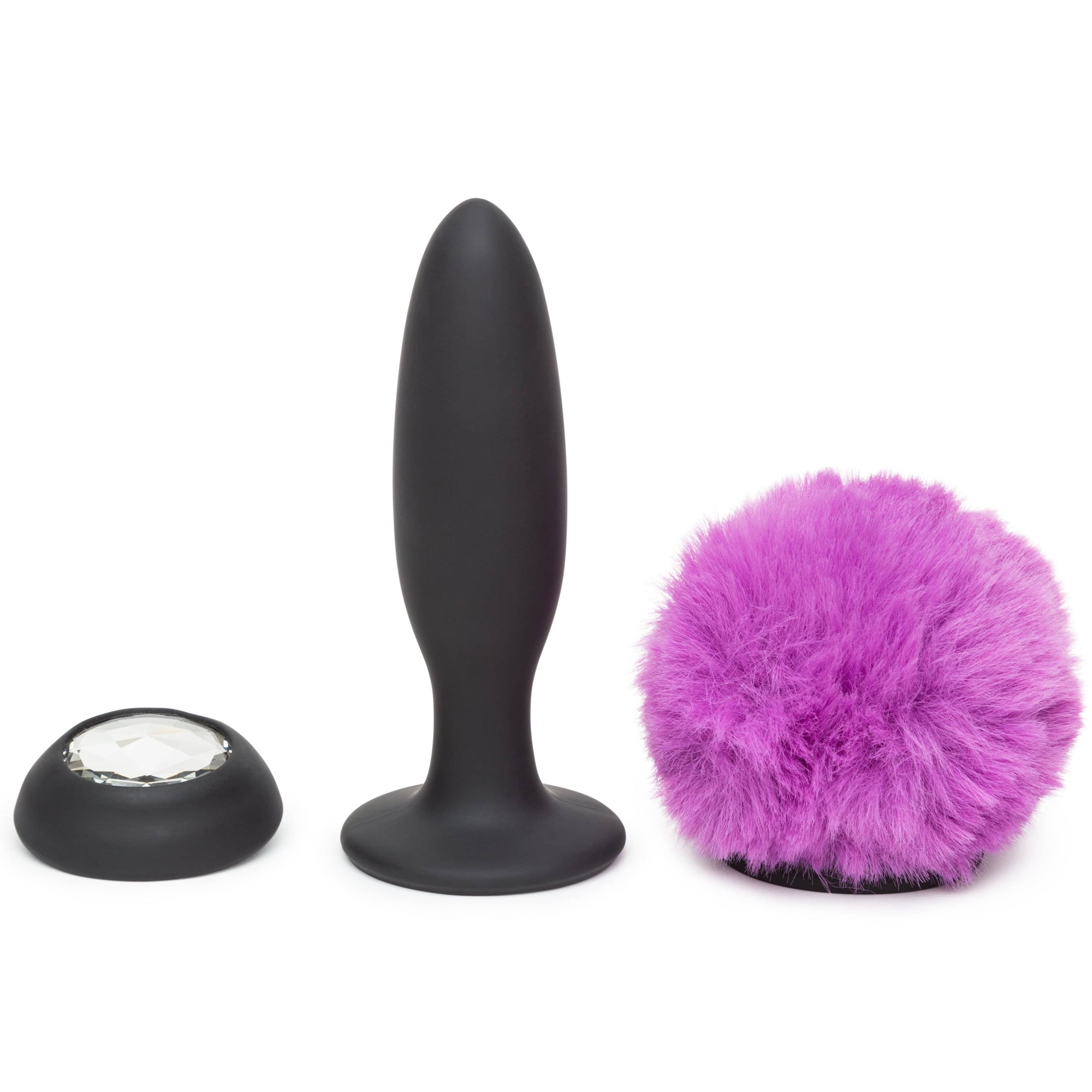 Love Honey - Happy Rabbit Rechargeable Vibrating Butt Plug Small (Purple) -  Anal Plug (Vibration) Rechargeable  Durio.sg