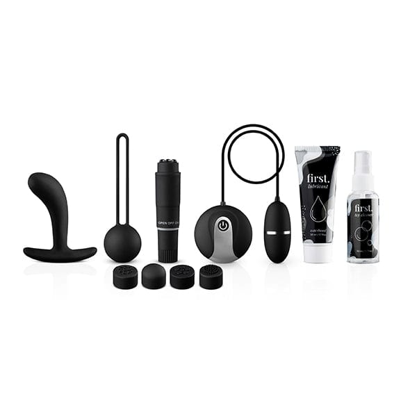 Loveboxxx - First Self Love [S]experience Beginners Starter Set (Black) -  Clit Massager (Vibration) Non Rechargeable  Durio.sg