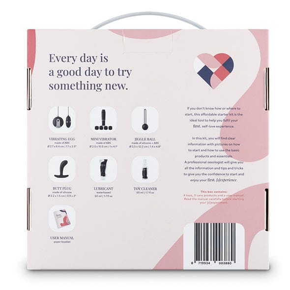 Loveboxxx - First Self Love [S]experience Beginners Starter Set (Black) -  Clit Massager (Vibration) Non Rechargeable  Durio.sg