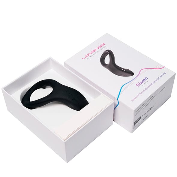 Lovense - Diamo App-Controlled Vibrating Silicone Cock Ring (Black) -  Remote Control Cock Ring (Vibration) Rechargeable  Durio.sg
