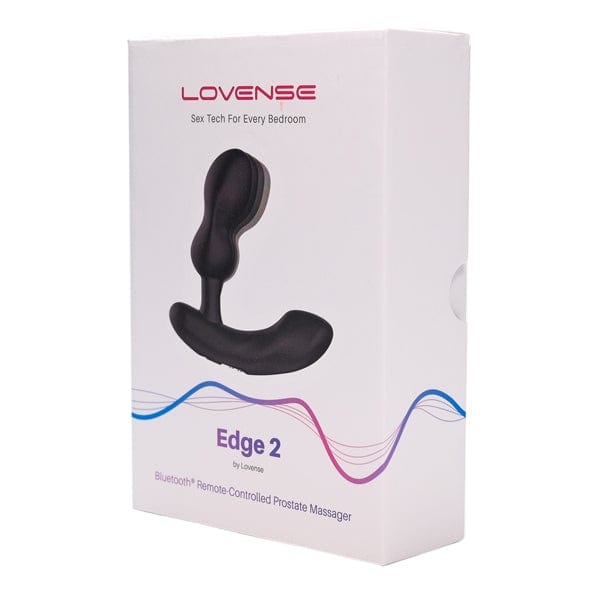 Lovense - Edge 2 App-Controlled Prostate Massager (Black) -  Prostate Massager (Vibration) Rechargeable  Durio.sg