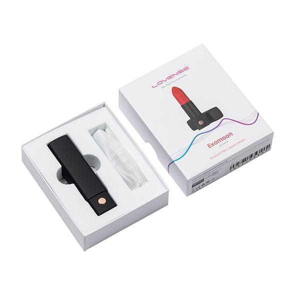 Lovense - Exomoon App-Controlled Discreet Lipstick Vibrator (Red) -  Clit Massager (Vibration) Rechargeable  Durio.sg