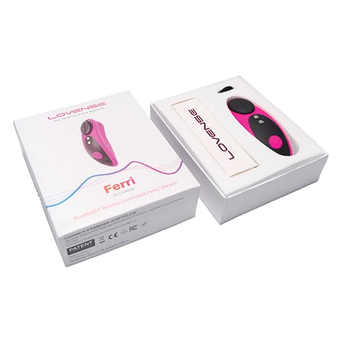 Lovense - Ferri App-Controlled Panty Vibrator (Pink) -  Panties Massager Remote Control (Vibration) Rechargeable  Durio.sg