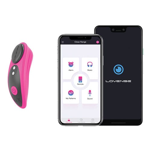 Lovense - Ferri App-Controlled Panty Vibrator (Pink) -  Panties Massager Remote Control (Vibration) Rechargeable  Durio.sg