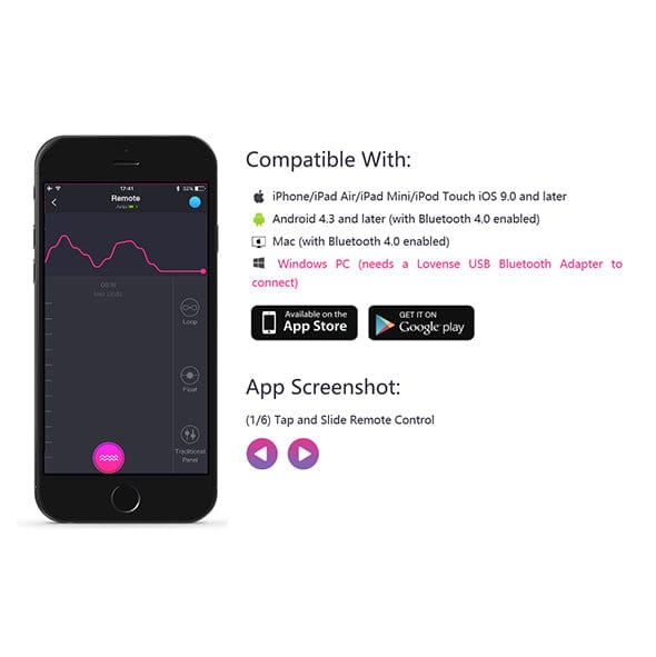 Lovense - Lush 2 App-Controlled Bullet Egg Vibrator (Pink) -  Wireless Remote Control Egg (Vibration) Rechargeable  Durio.sg