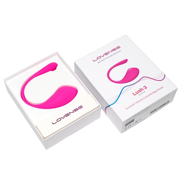 Lovense - Lush 3 App-Controlled Bullet Egg Vibrator (Pink) -  Wireless Remote Control Egg (Vibration) Rechargeable  Durio.sg