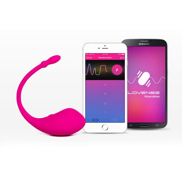 Lovense - Lush App-Controlled Bullet Egg Vibrator (Pink) -  Wireless Remote Control Egg (Vibration) Rechargeable  Durio.sg