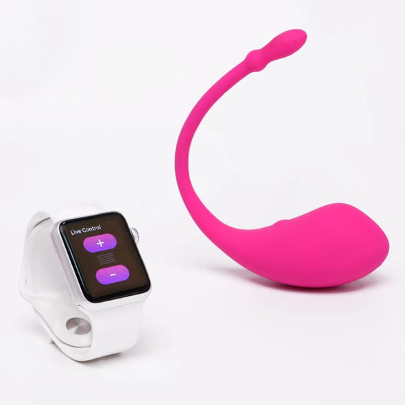 Lovense - Lush App-Controlled Bullet Egg Vibrator (Pink) -  Wireless Remote Control Egg (Vibration) Rechargeable  Durio.sg
