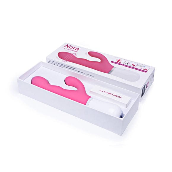 Lovense - Nora App-Controlled Rotating Rabbit Vibrator (Pink) -  Rabbit Dildo (Vibration) Rechargeable  Durio.sg