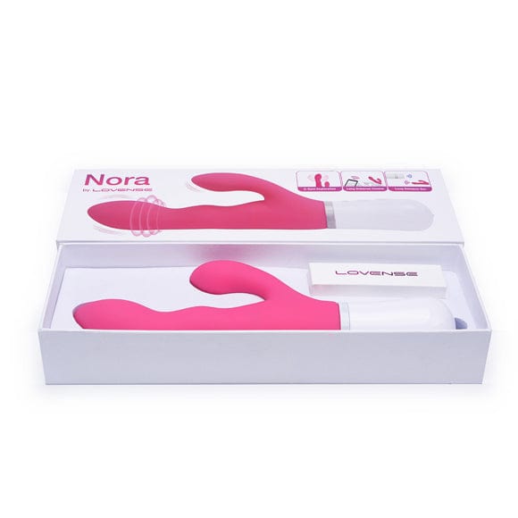 Lovense - Nora App-Controlled Rotating Rabbit Vibrator (Pink) -  Rabbit Dildo (Vibration) Rechargeable  Durio.sg