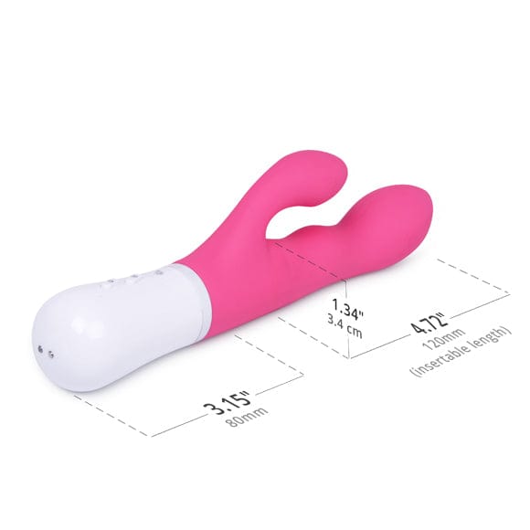 Lovense - Nora App-Controlled Rotating Rabbit Vibrator (Pink) -  Rabbit Dildo (Vibration) Rechargeable  Durio.sg