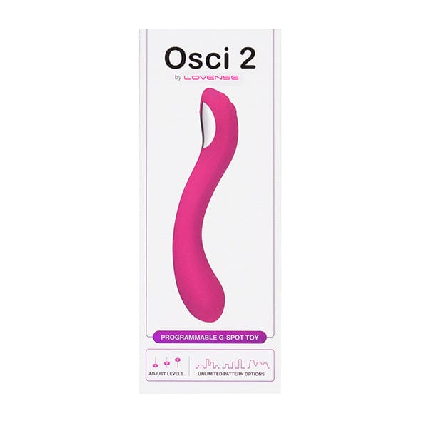 Lovense - Osci 2 App-Controlled G Spot Vibrator (Pink) -  G Spot Dildo (Vibration) Rechargeable  Durio.sg