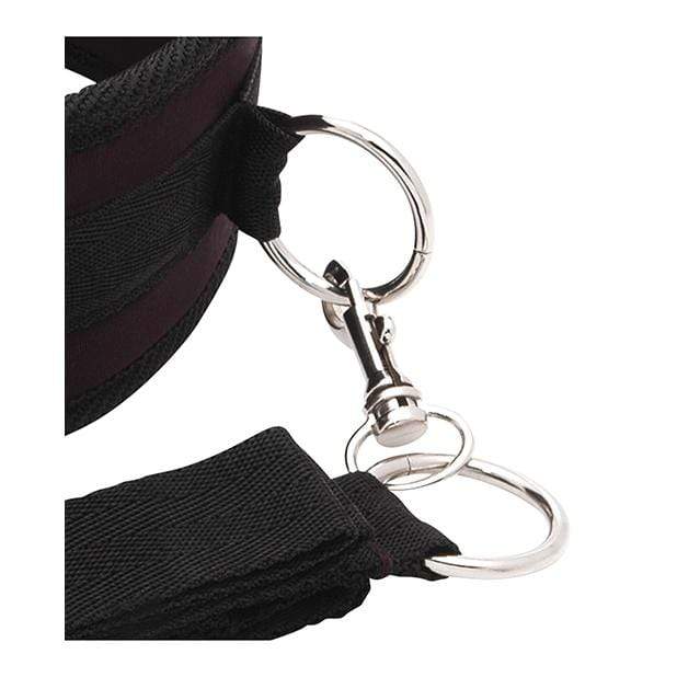 Lux Fetish - Collar and Leash Set (Black) -  Leash  Durio.sg