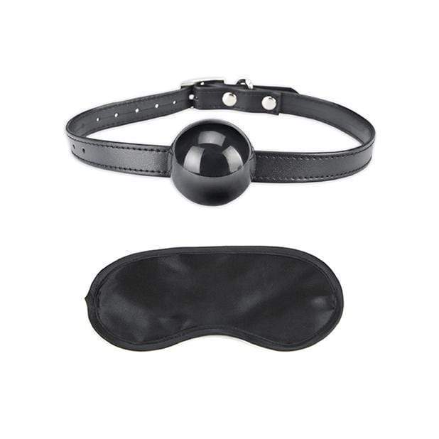 Lux Fetish - Silicone Ball Gag (Black) -  Ball Gag  Durio.sg